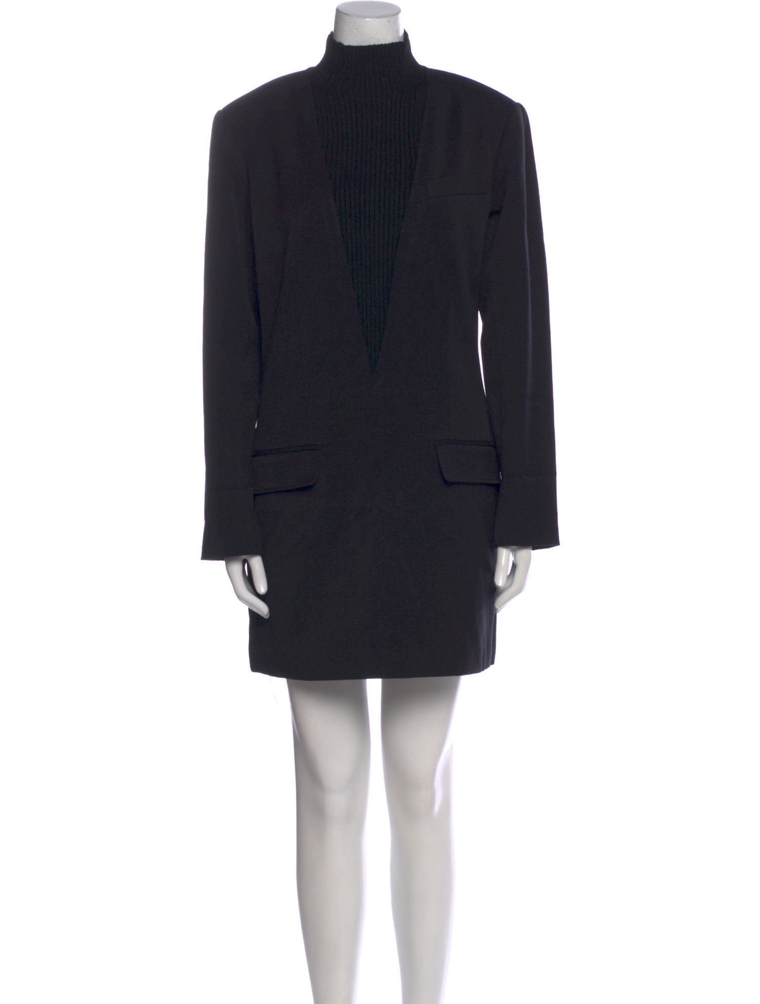 Staud Turtleneck Mini Dress