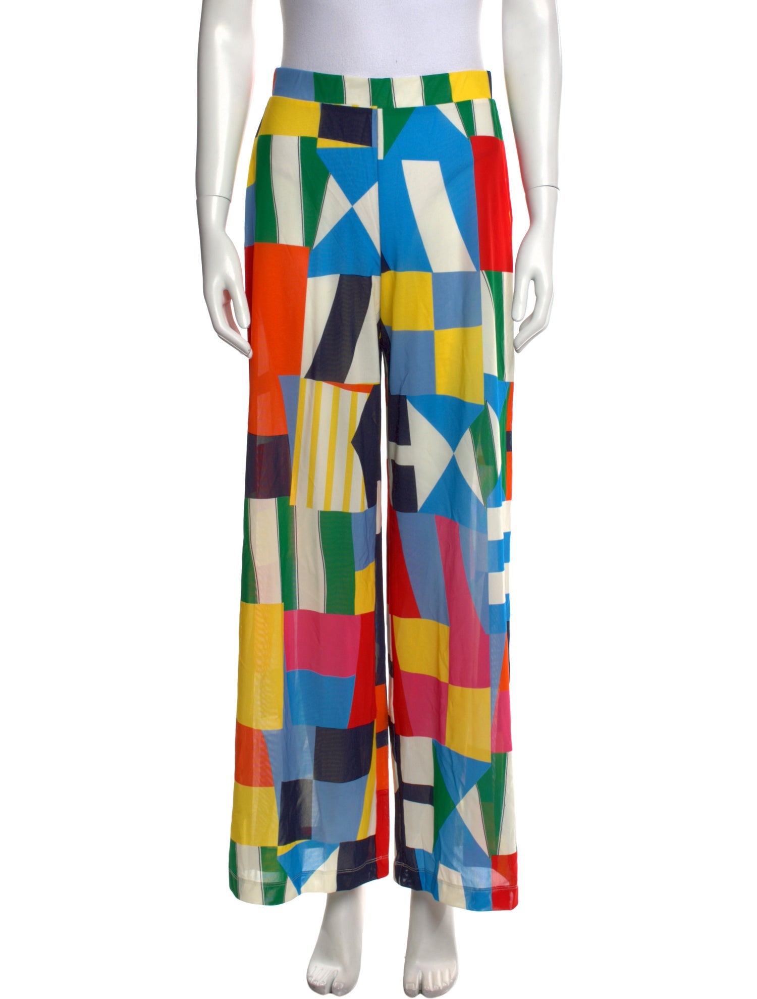 Staud Printed Wide Leg Pants