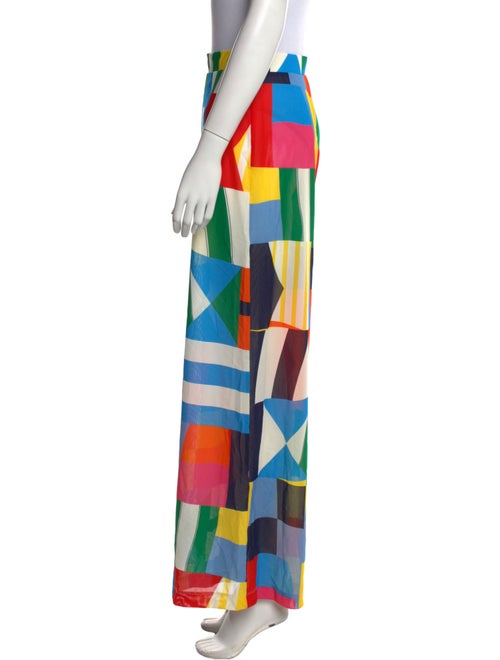 Staud Printed Wide Leg Pants