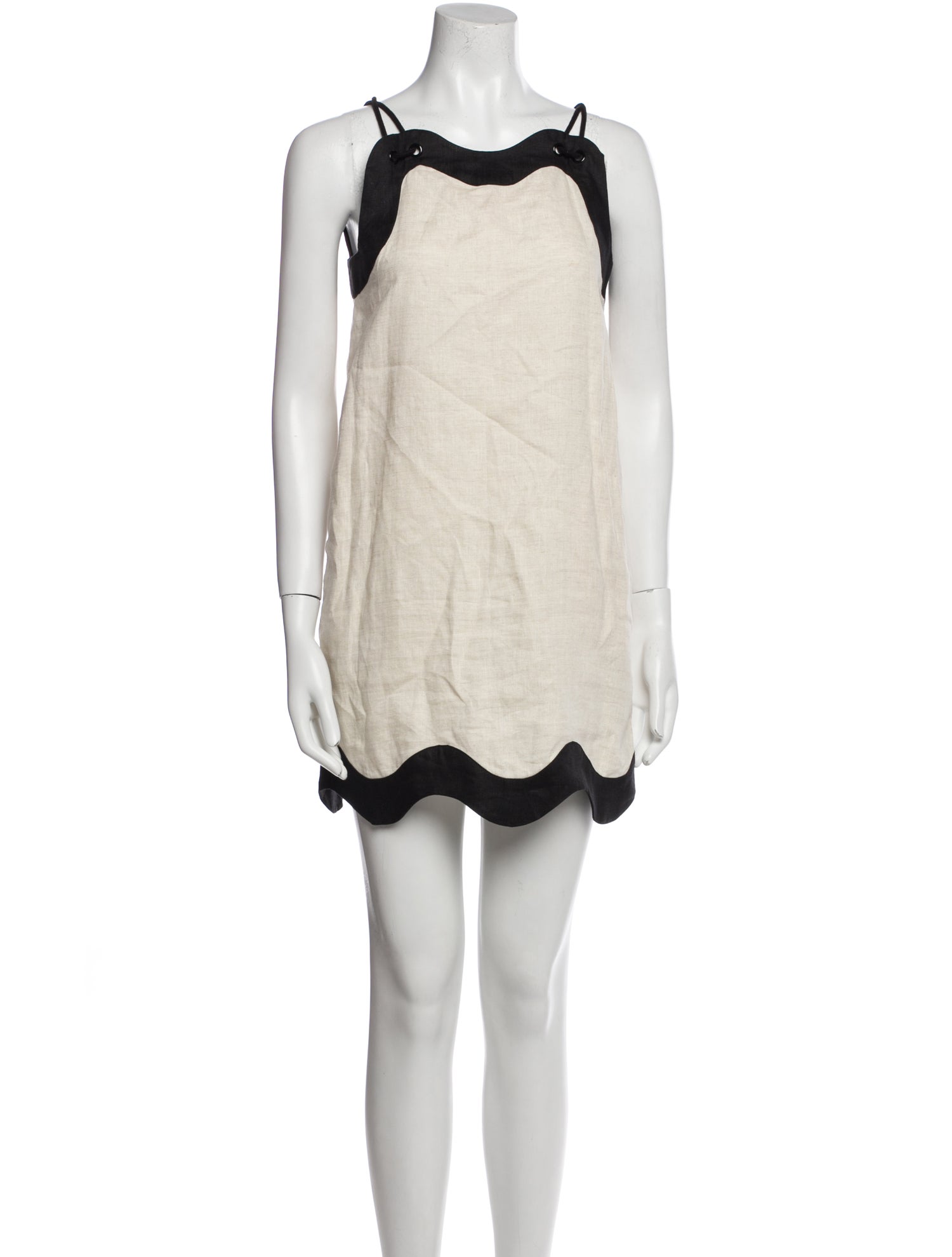 Staud Linen Mini Dress