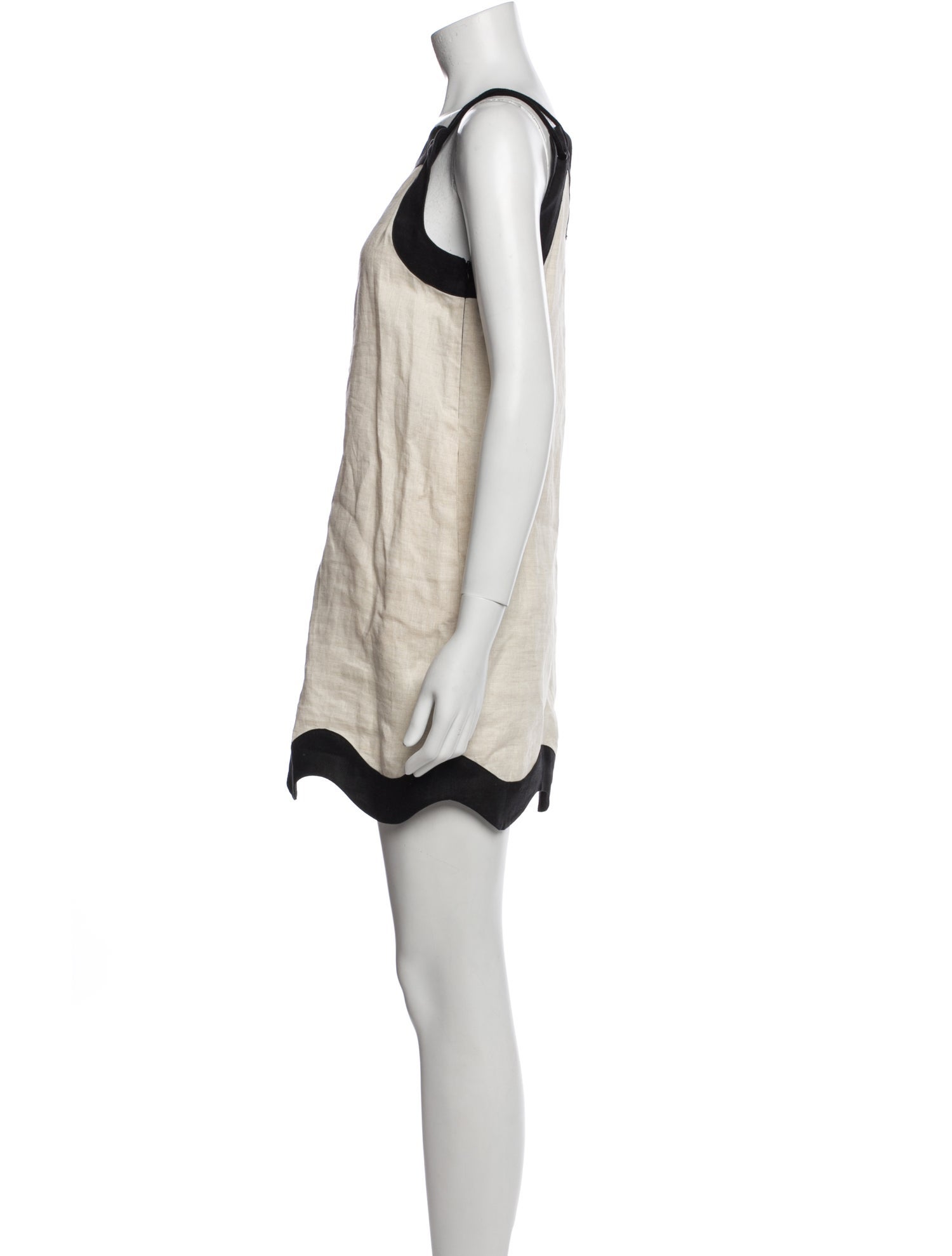 Staud Linen Mini Dress