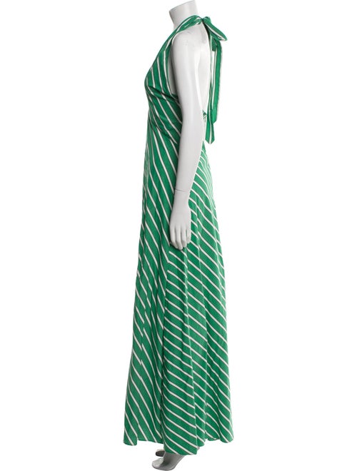 Staud Striped Long Dress