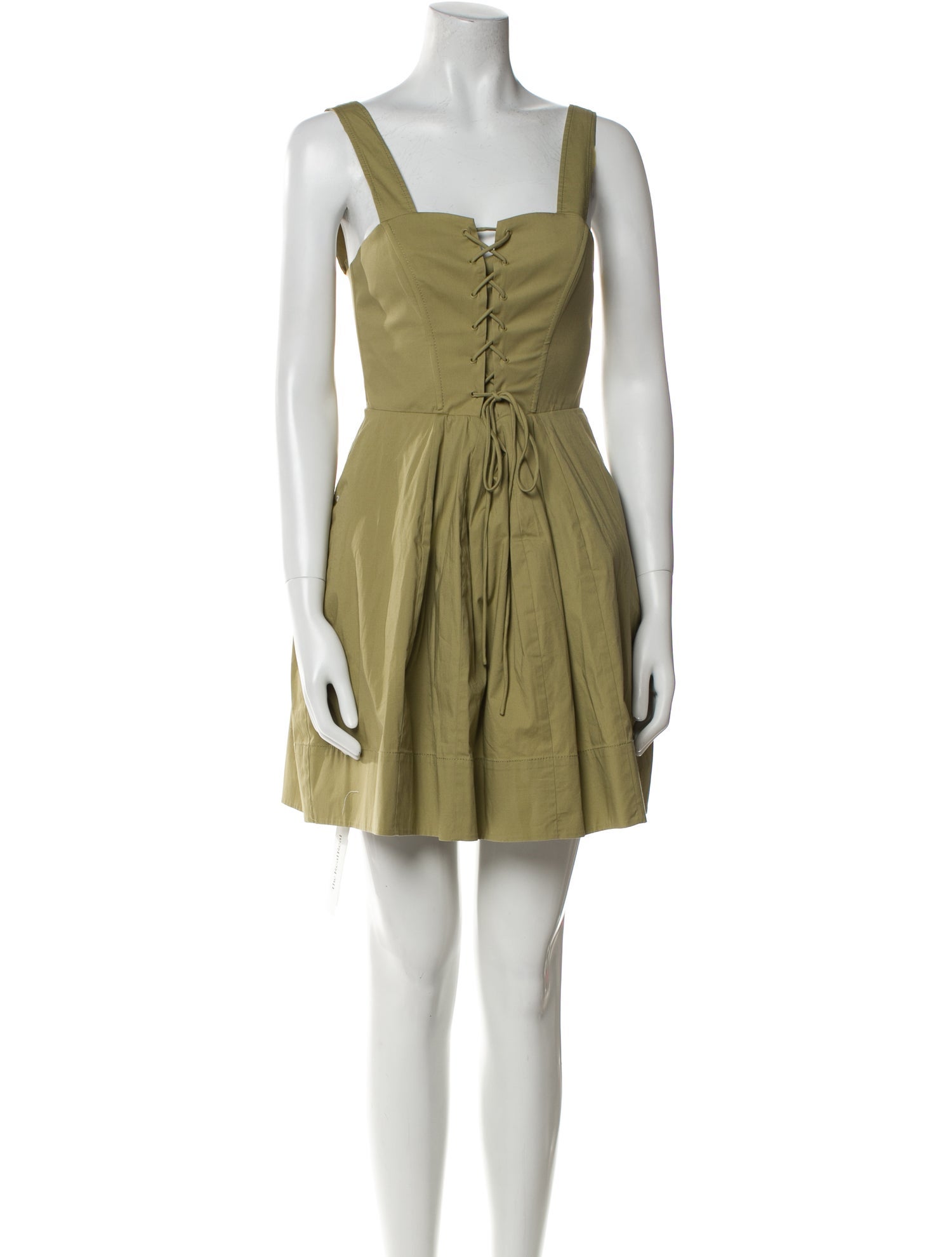 Staud Square Neckline Mini Dress w/ Tags