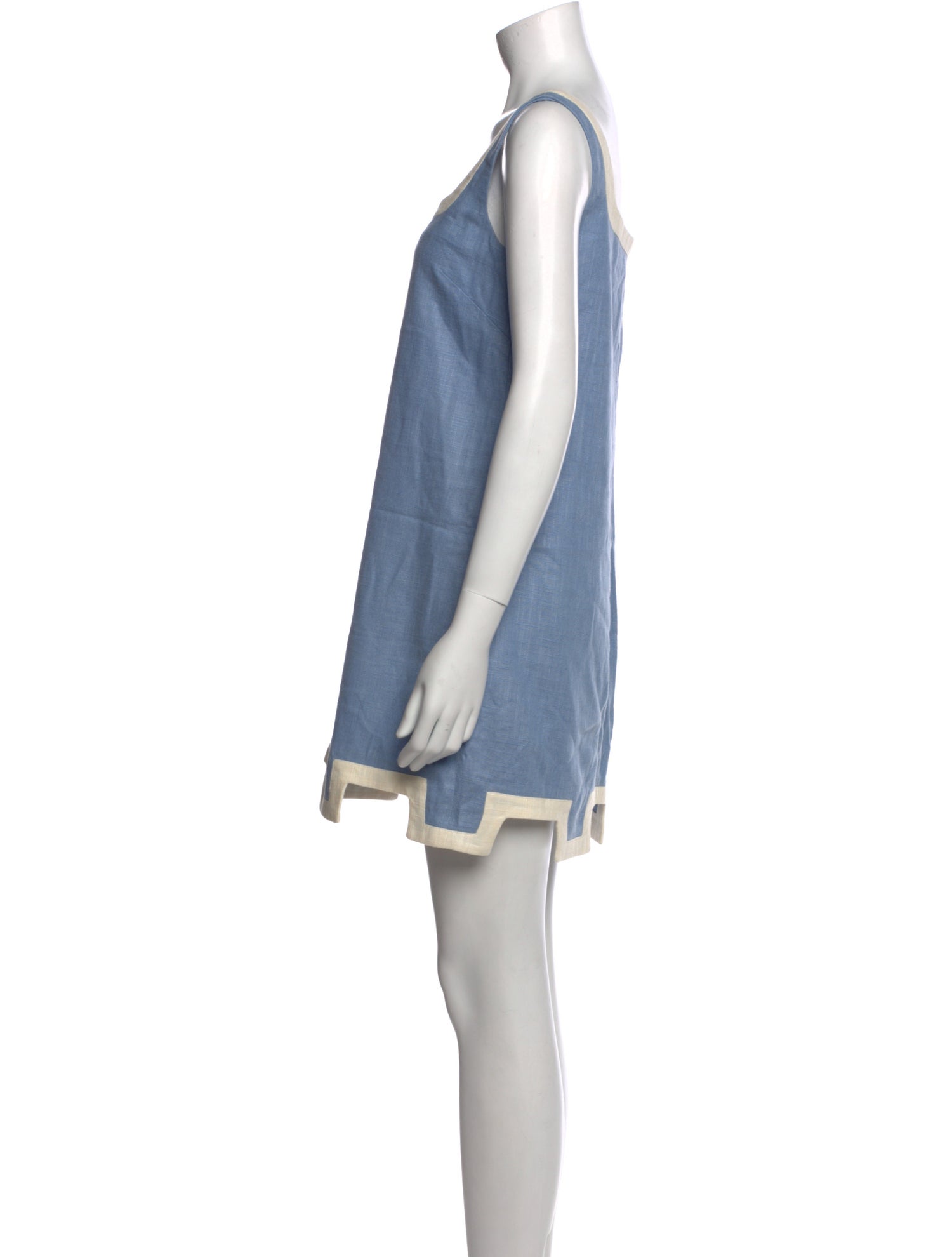 Staud Linen Mini Dress