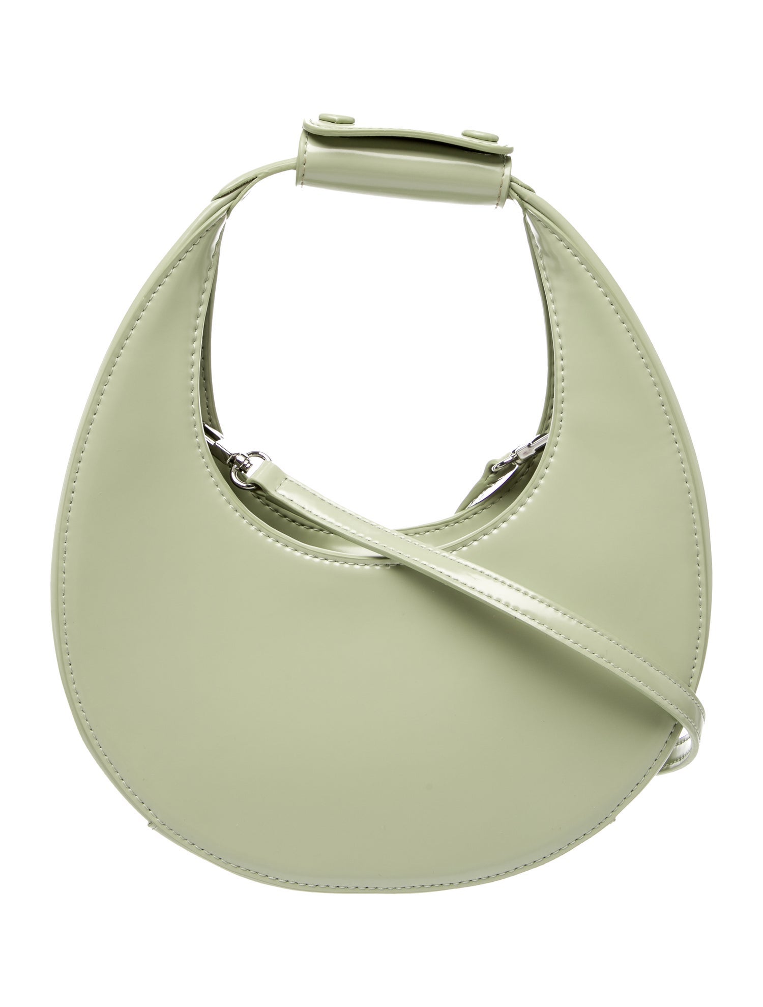 Staud Leather Top Handle Bag