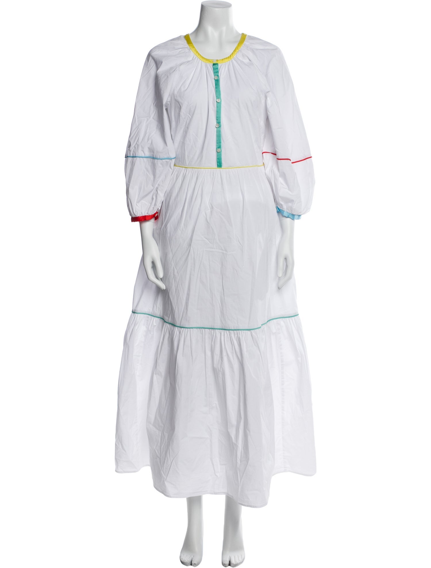 Staud Scoop Neck Long Dress