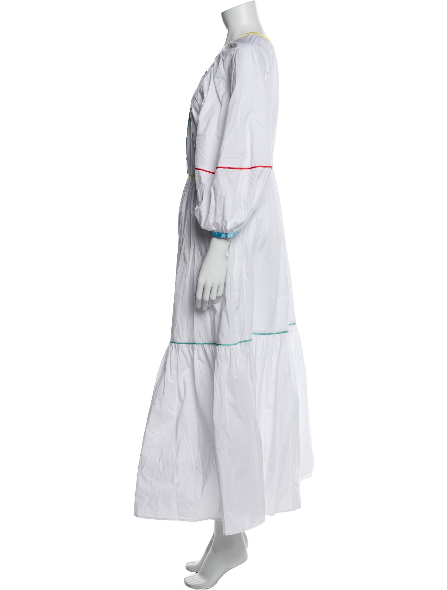 Staud Scoop Neck Long Dress