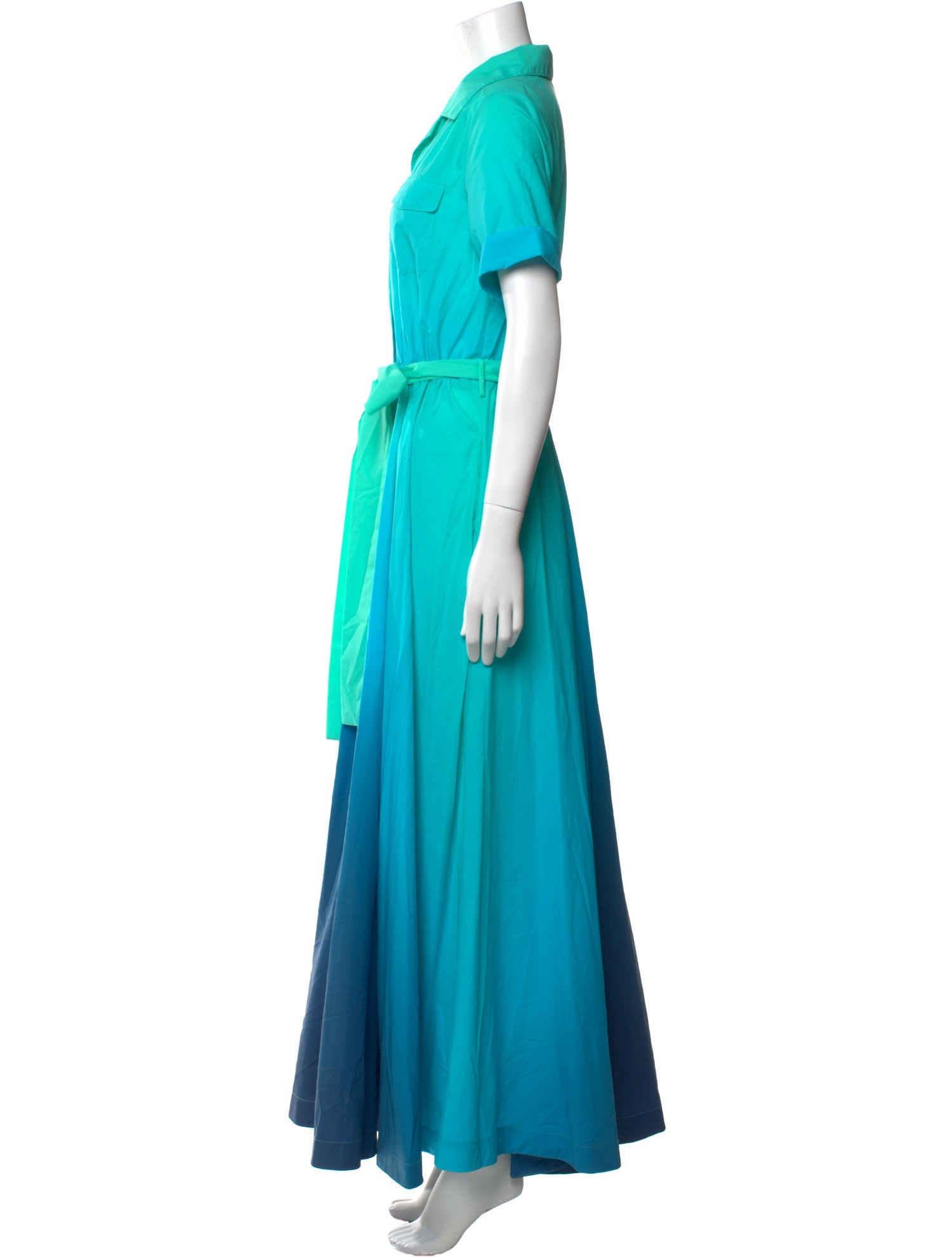 Staud Nylon Long Dress