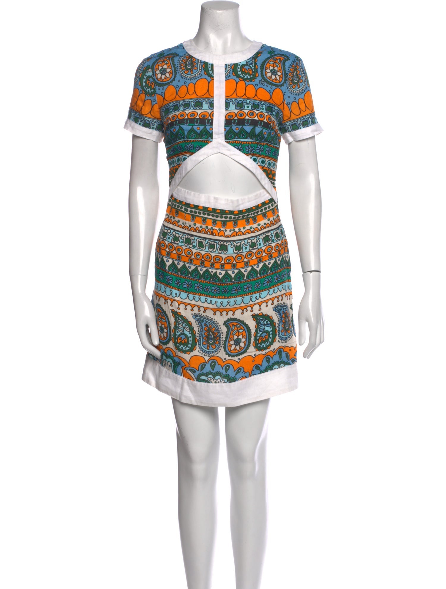 Staud Linen Mini Dress