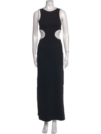 Staud Crew Neck Long Dress