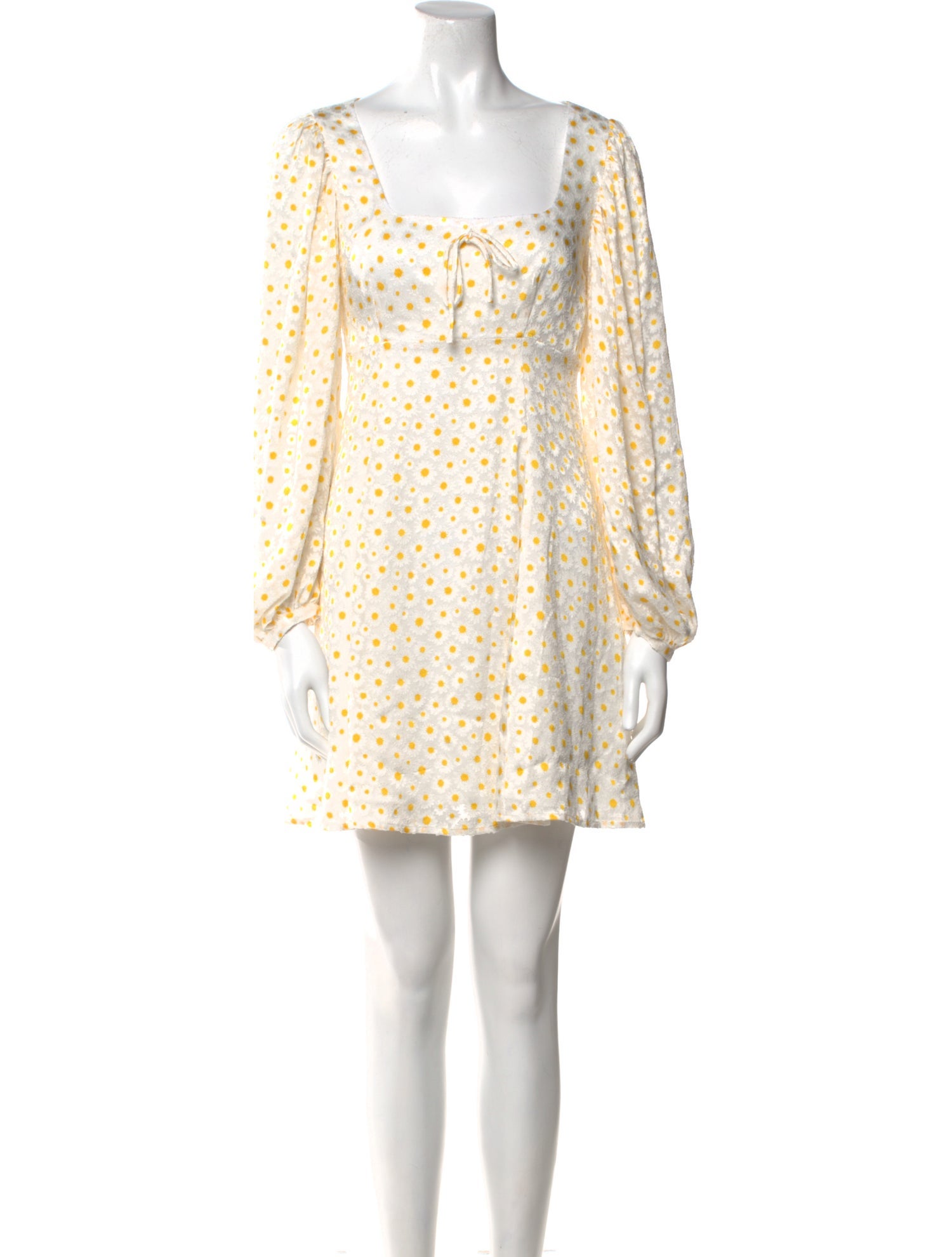Staud Polka Dot Print Mini Dress