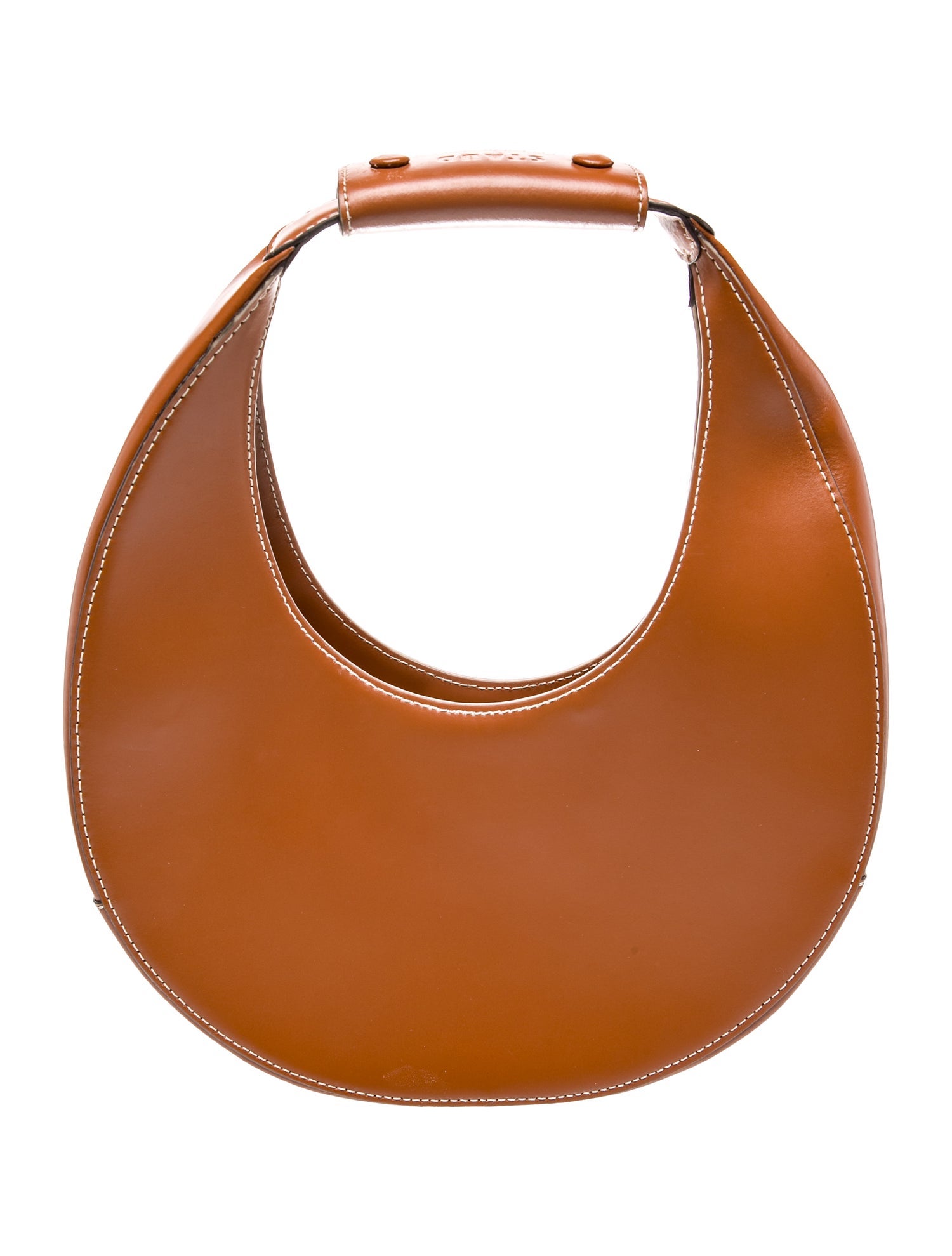 Staud Leather Top Handle Bag