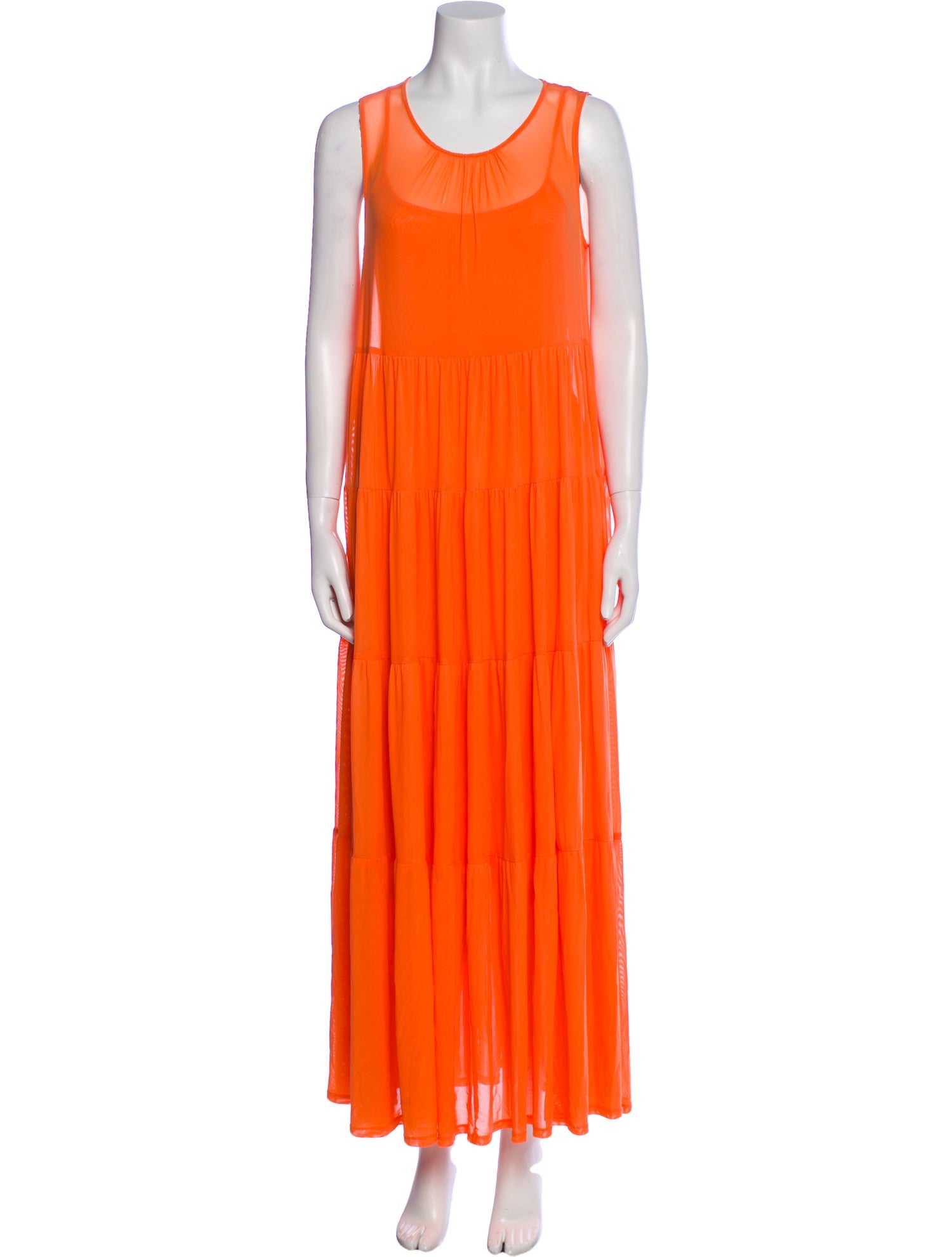 Staud Nylon Long Dress