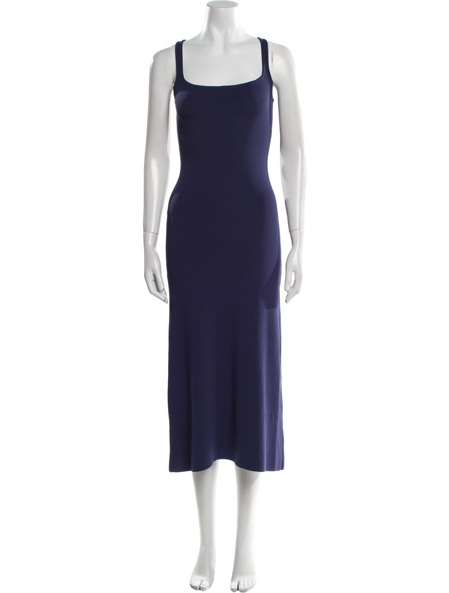 Staud Square Neckline Long Dress