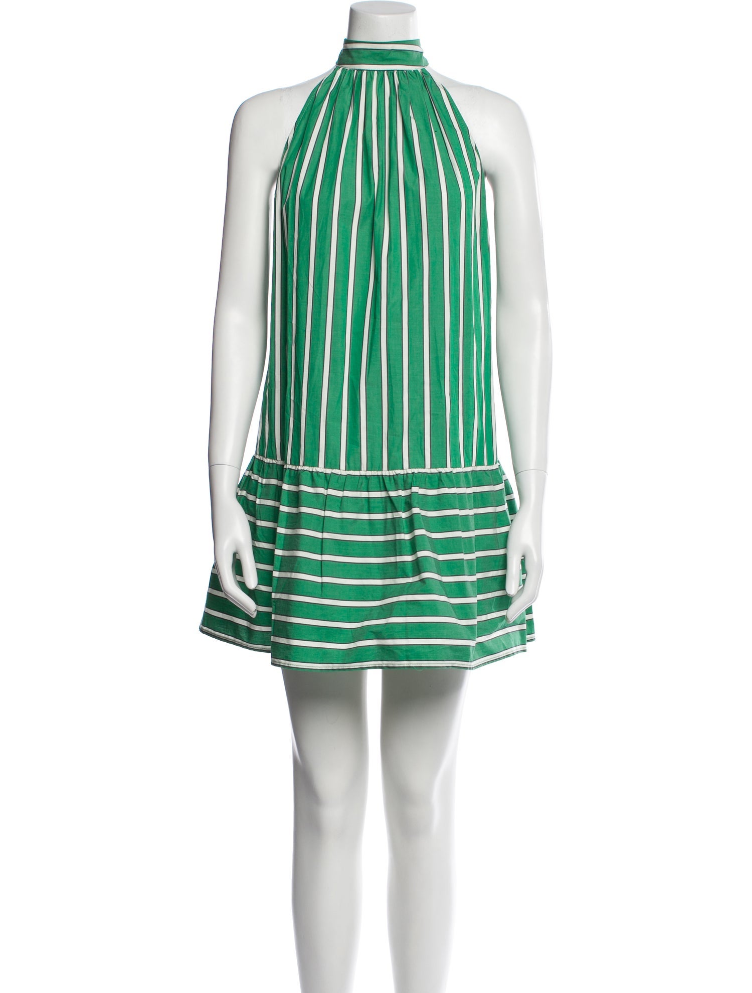 Staud Striped Mini Dress
