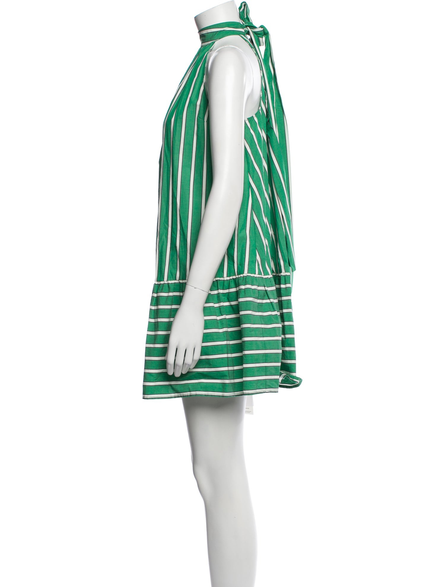 Staud Striped Mini Dress