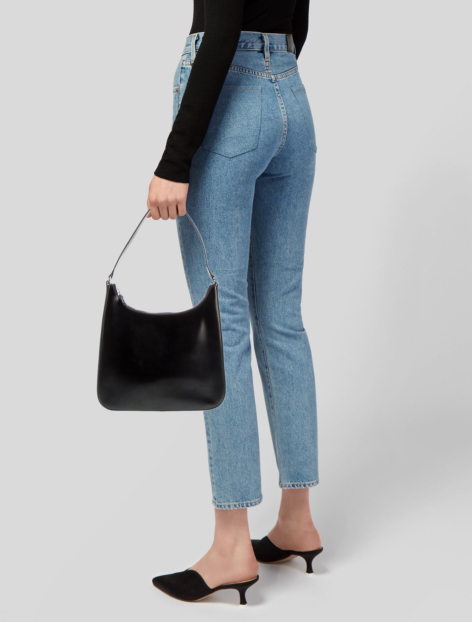 Staud Patent Leather Shoulder Bag