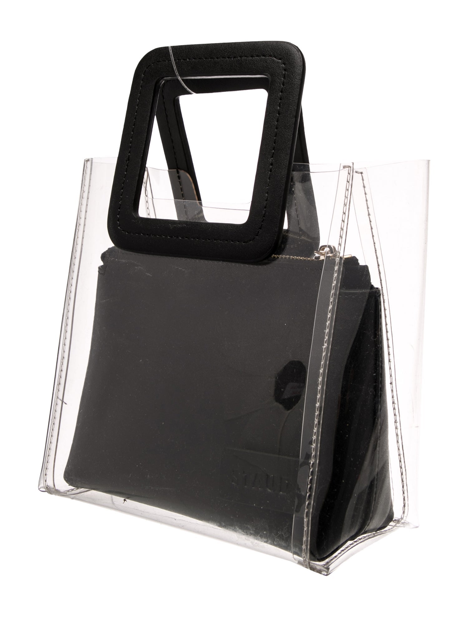 Staud PVC Top Handle Bag Small