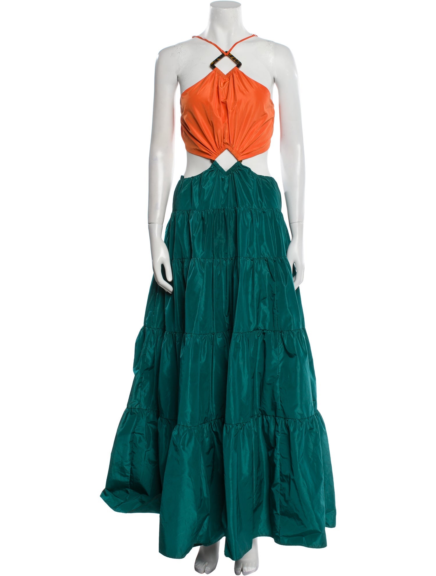 Staud Halterneck Long Dress