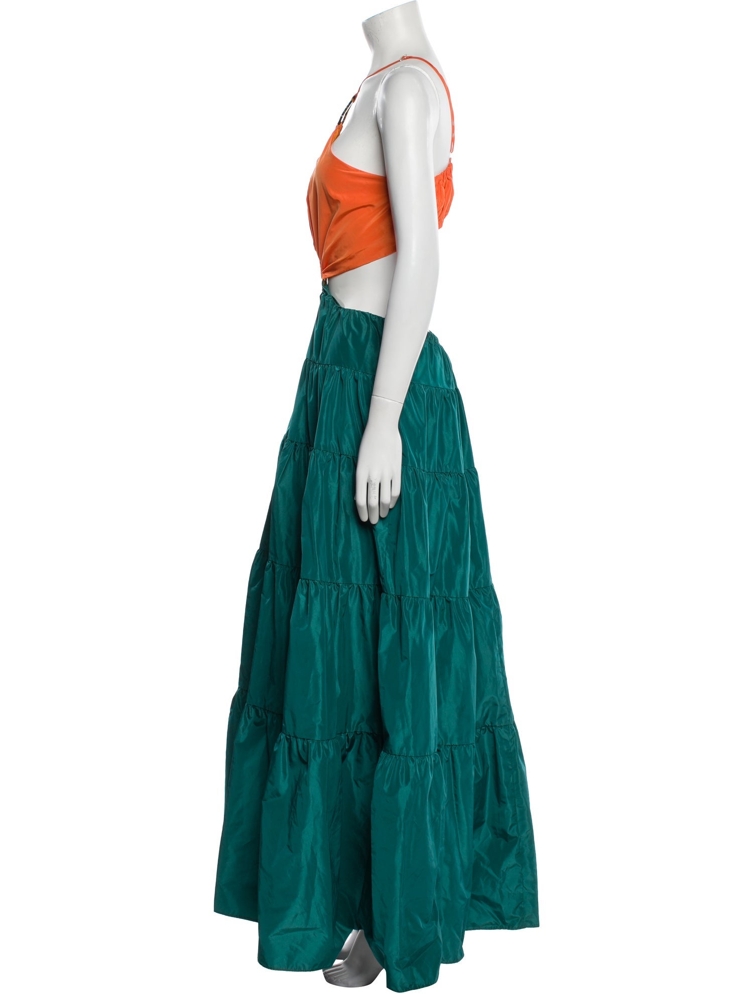 Staud Halterneck Long Dress