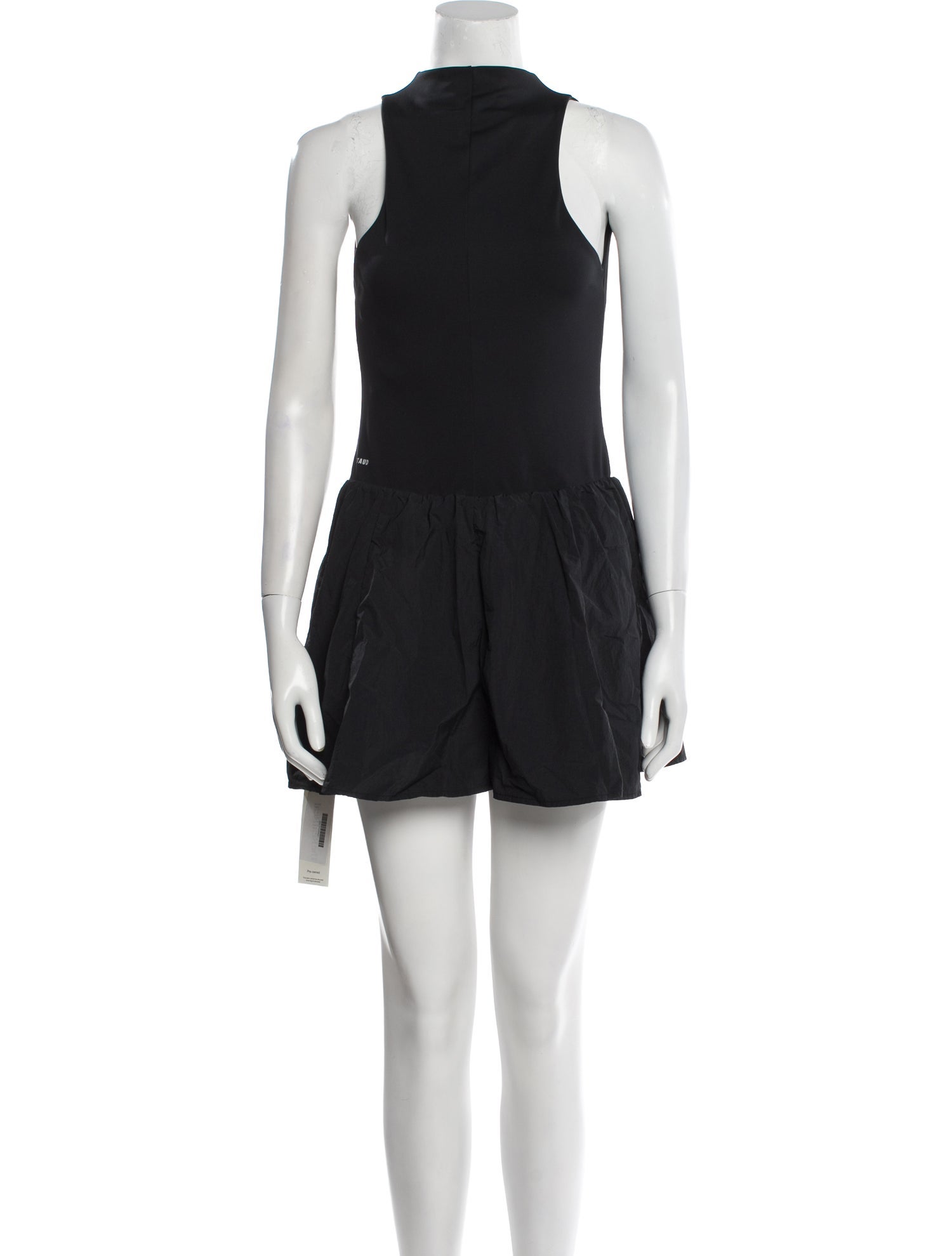 Staud Mock Neck Mini Dress