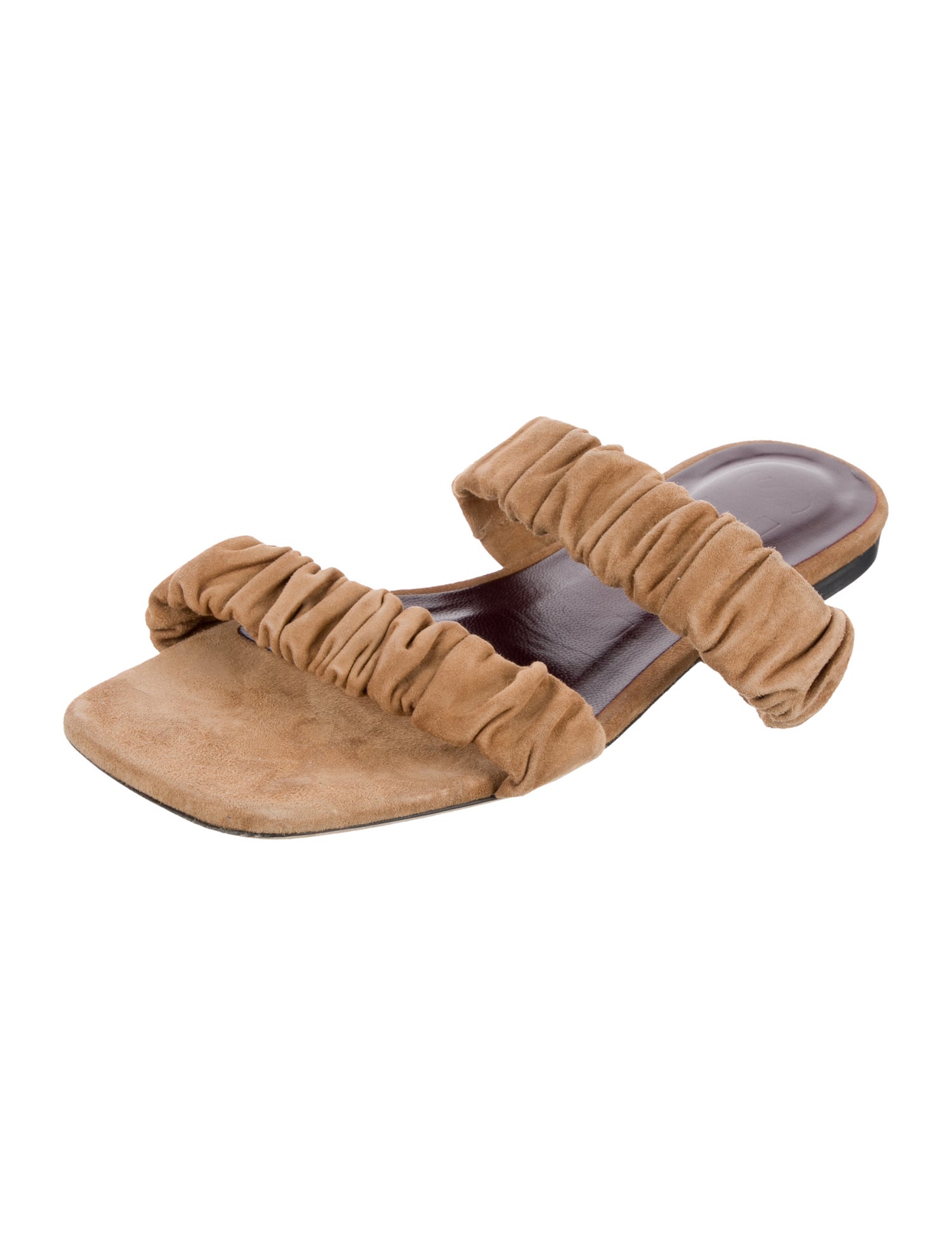 Staud Suede Slides