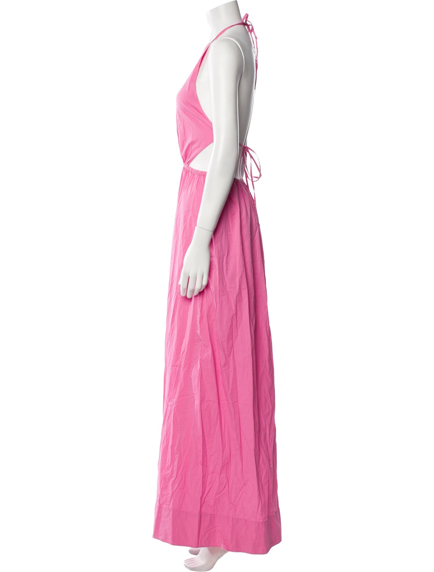 Staud Halterneck Long Dress