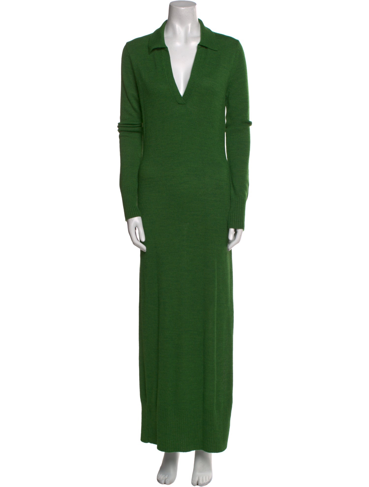 Staud Merino Wool Long Dress