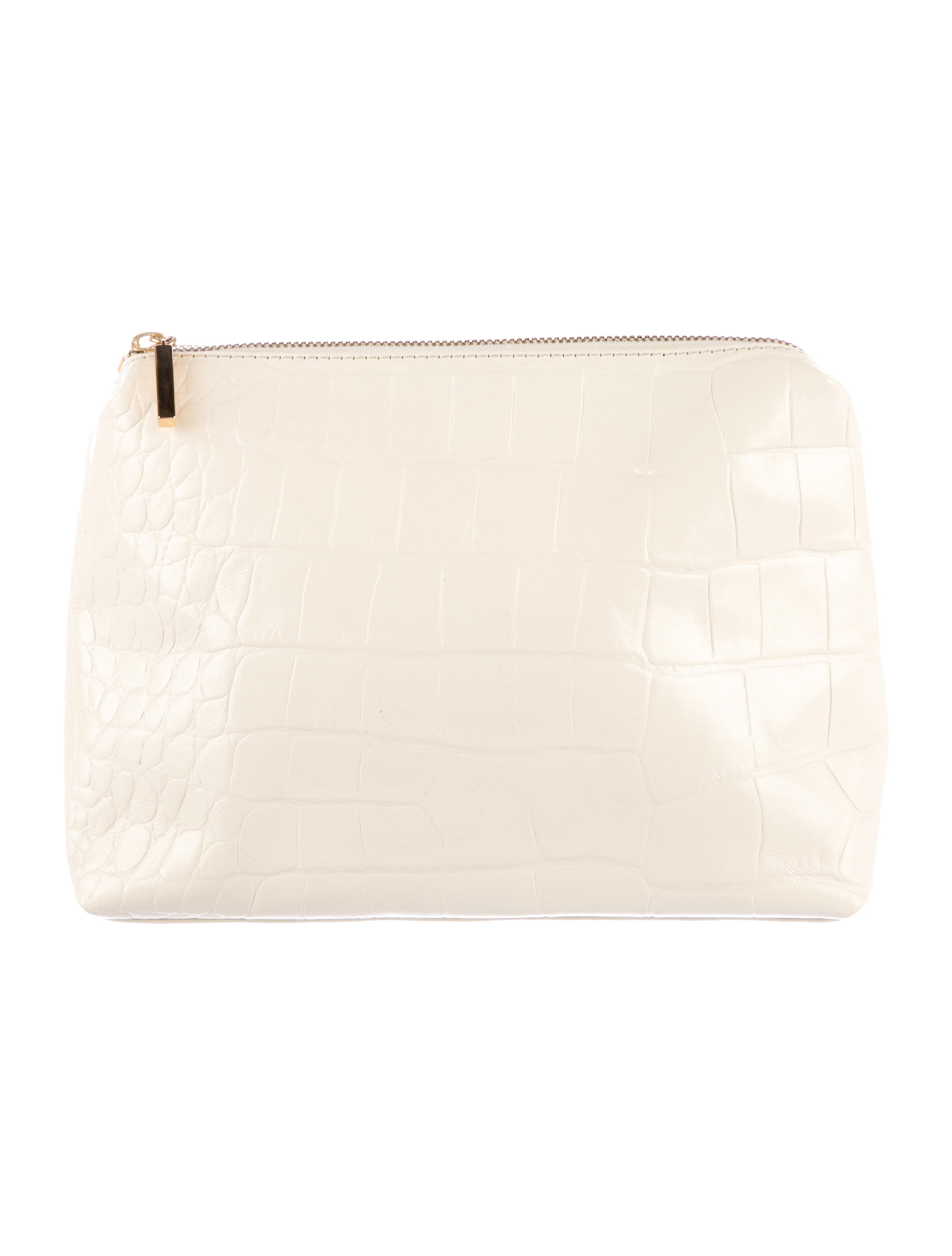 Staud Leather Cosmetic Bag