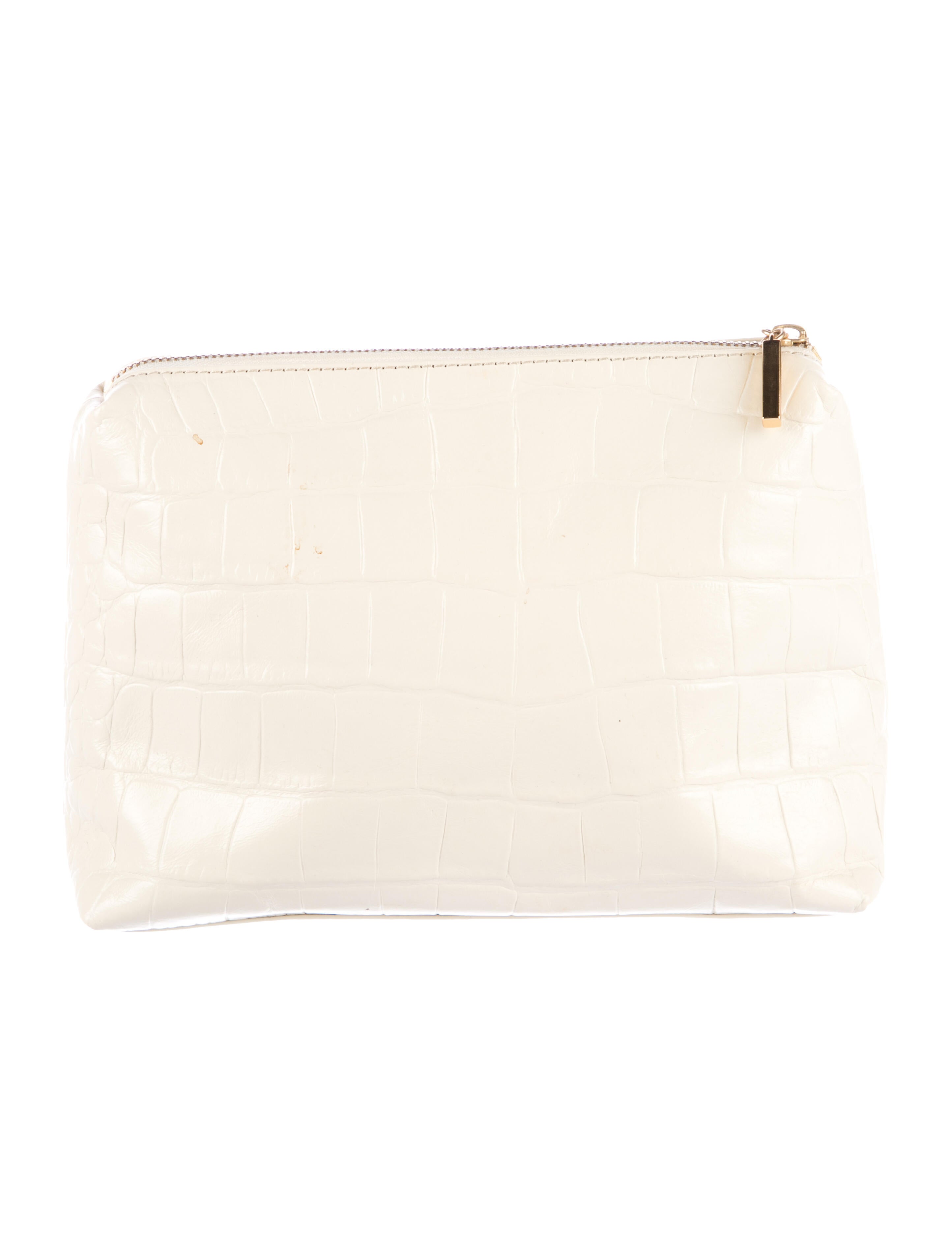 Staud Leather Cosmetic Bag