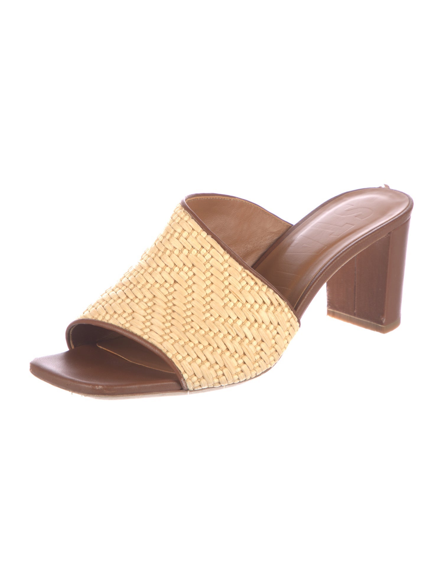 Staud Raffia Slides