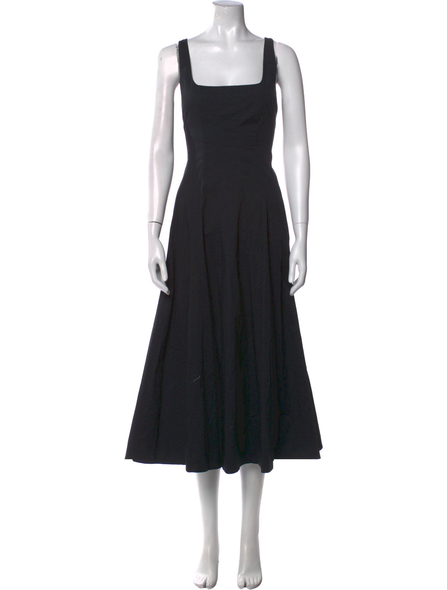 Staud Square Neckline Long Dress