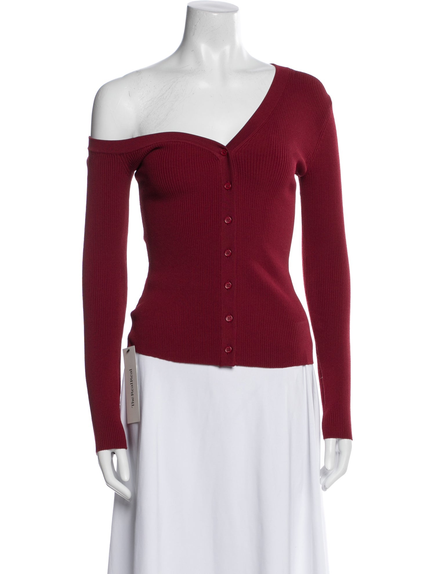 Staud Nylon Off-The-Shoulder Top