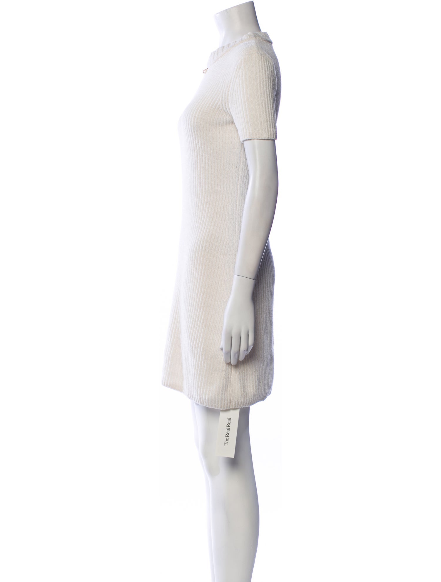 Staud Mock Neck Mini Dress