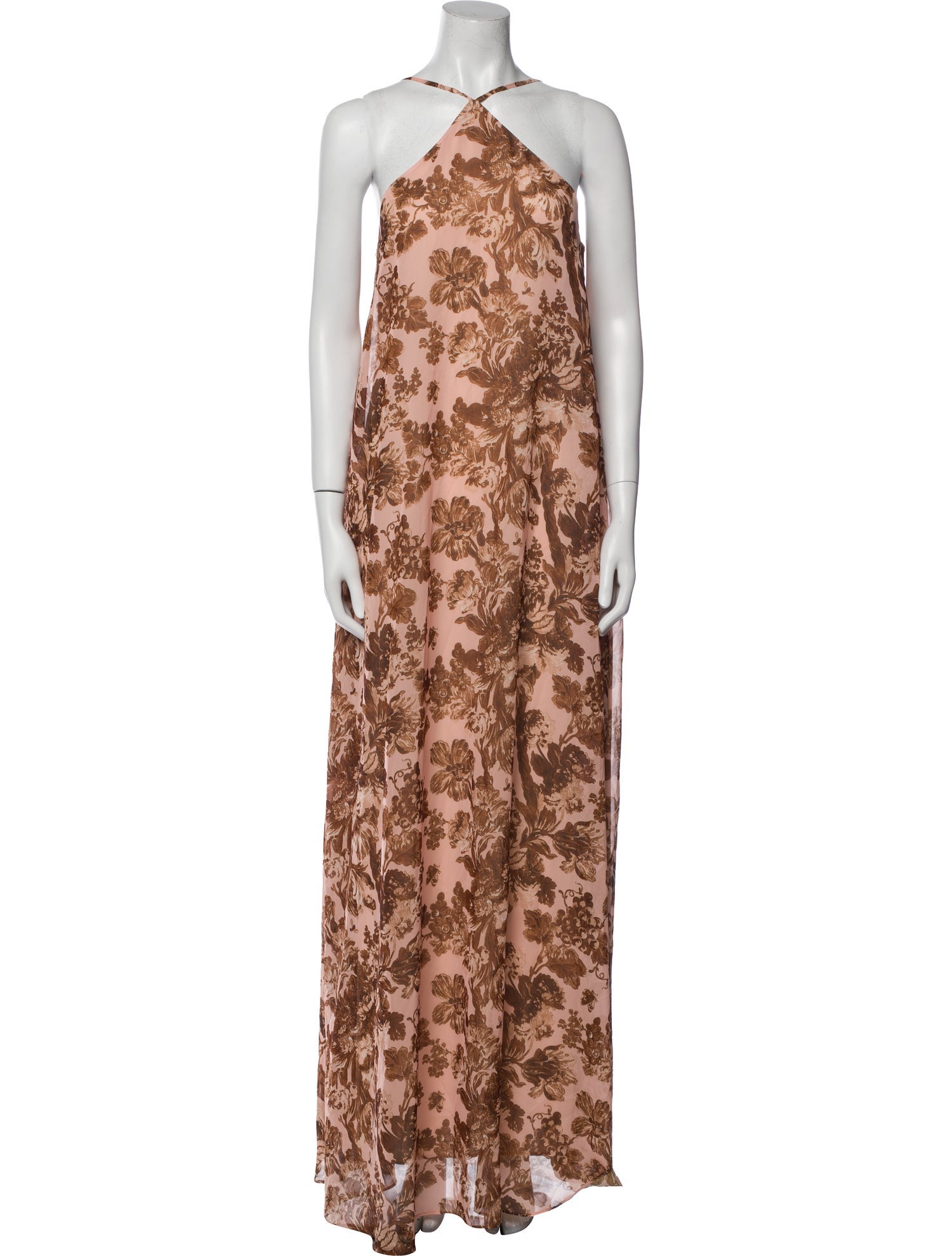 Staud Floral Print Long Dress w/ Tags