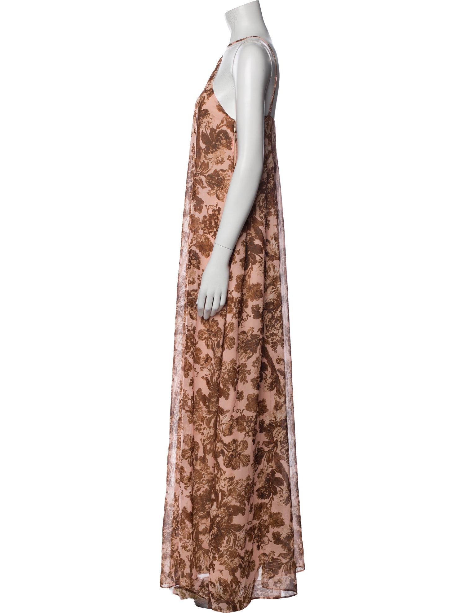 Staud Floral Print Long Dress w/ Tags