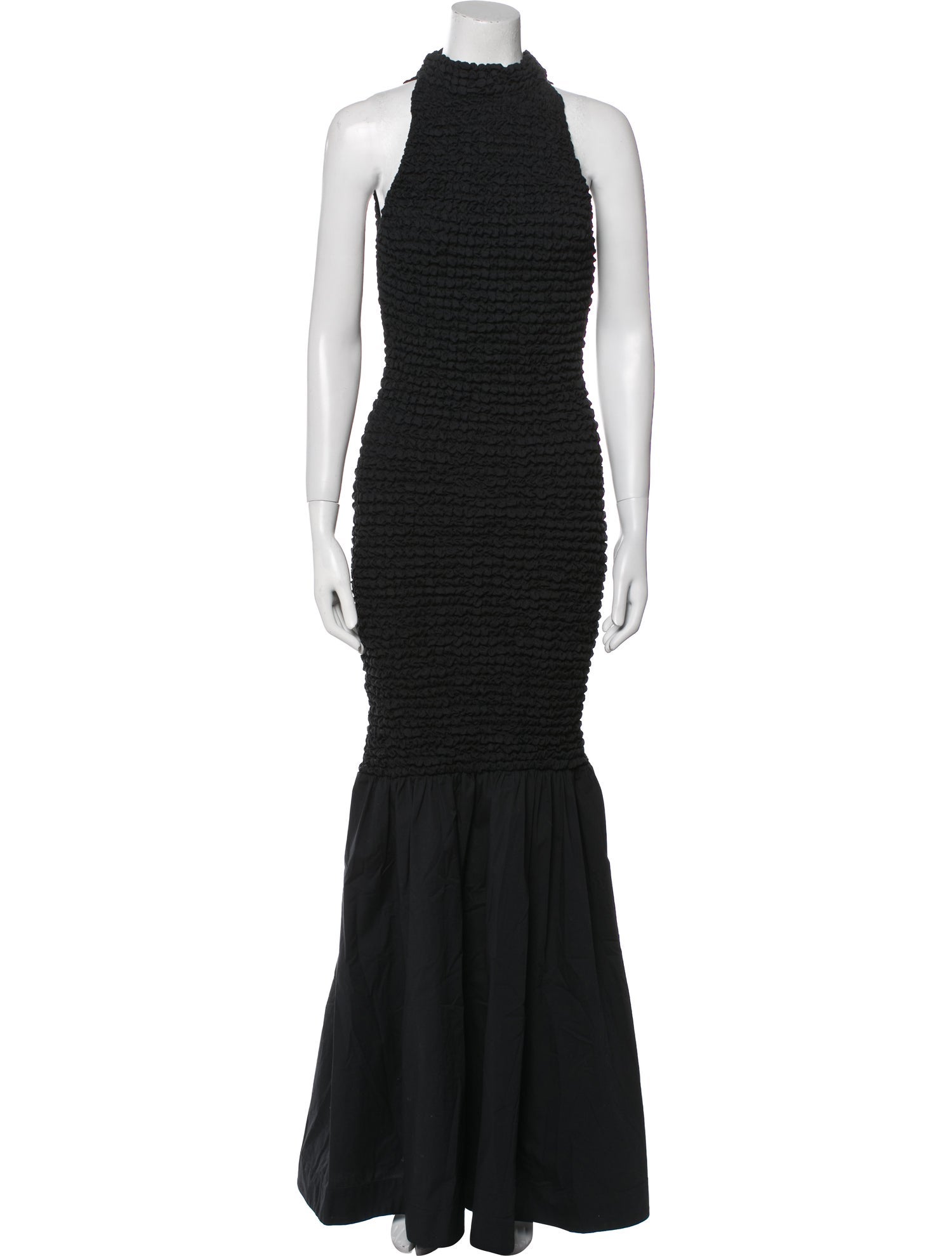 Staud Mock Neck Long Dress