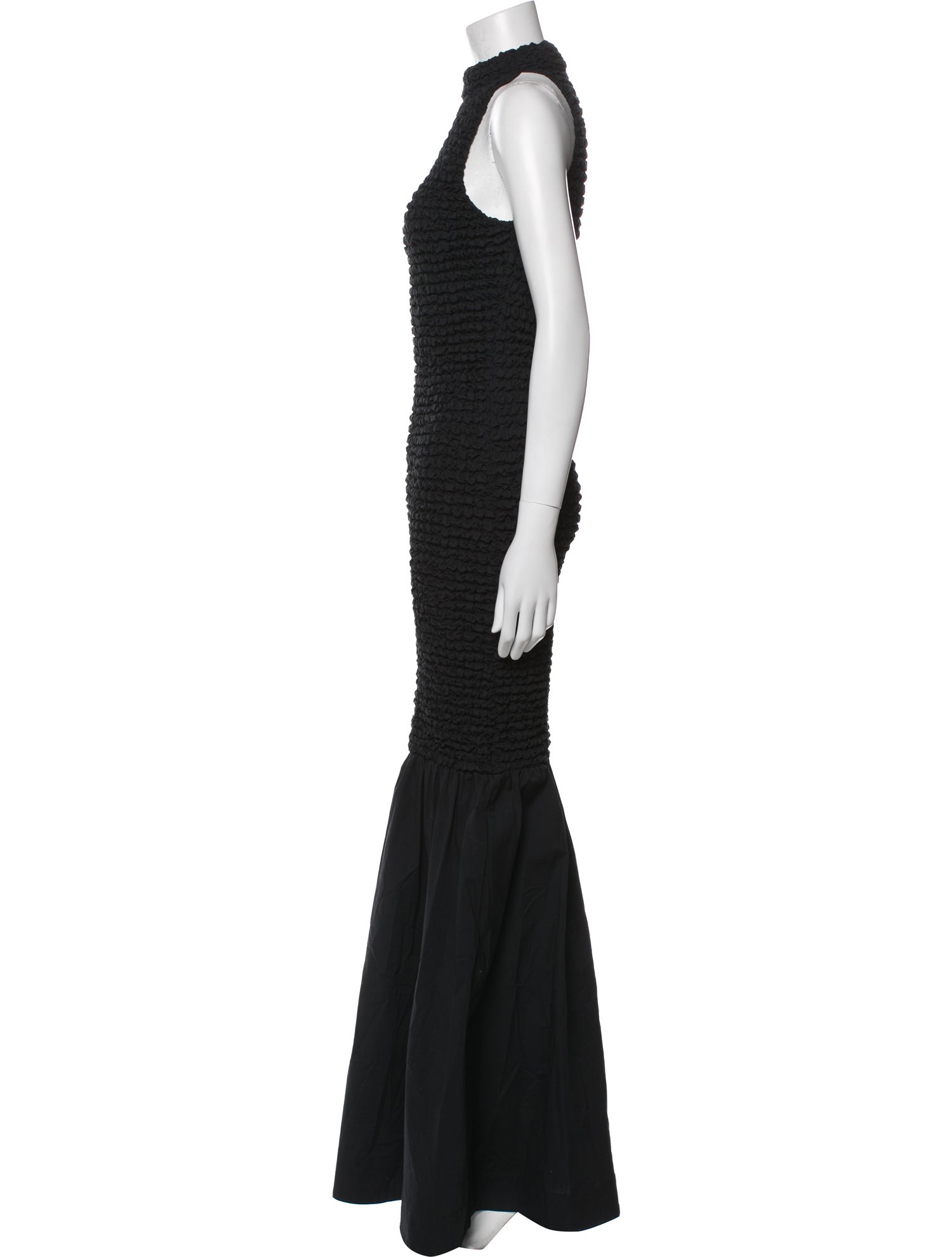 Staud Mock Neck Long Dress