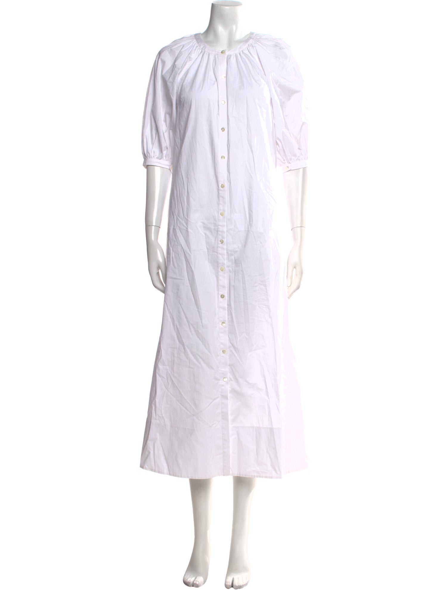 Staud Crew Neck Long Dress - White Dresses, Clothing - WSTFG99735 | The RealReal Staud Crew Neck Long Dress - White Dresses, Clothing - WSTFG99735 | The RealReal