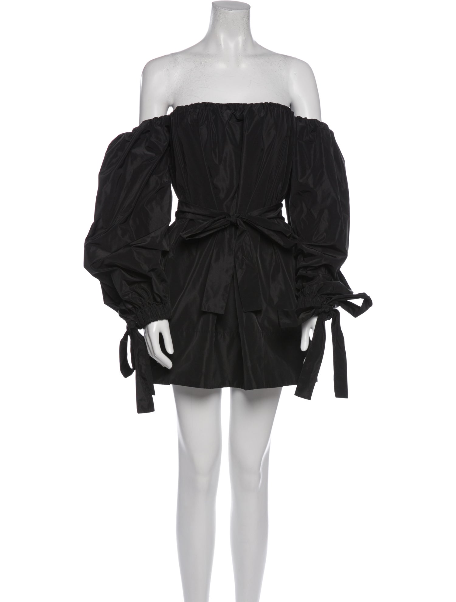 Staud Off-The-Shoulder Mini Dress