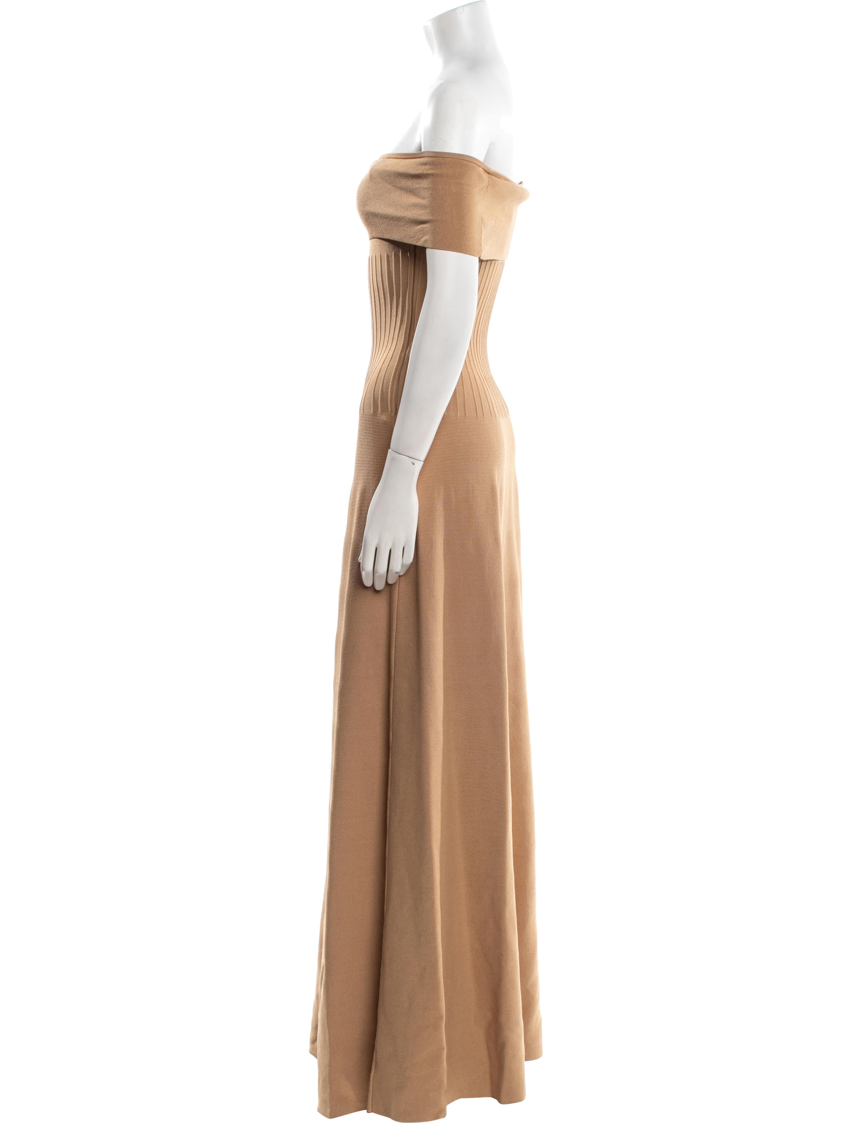 Staud Off-The-Shoulder Long Dress