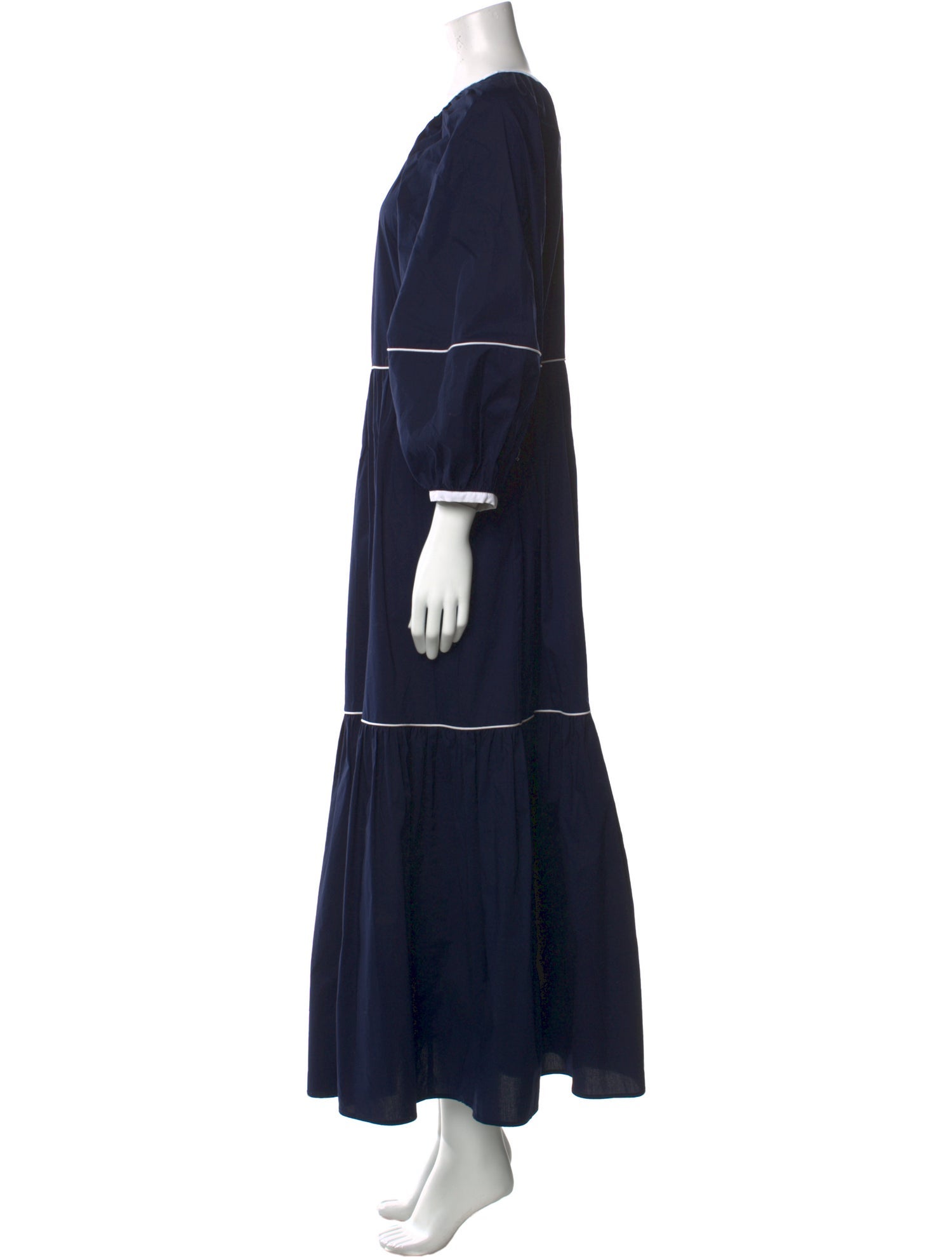 Staud Scoop Neck Long Dress