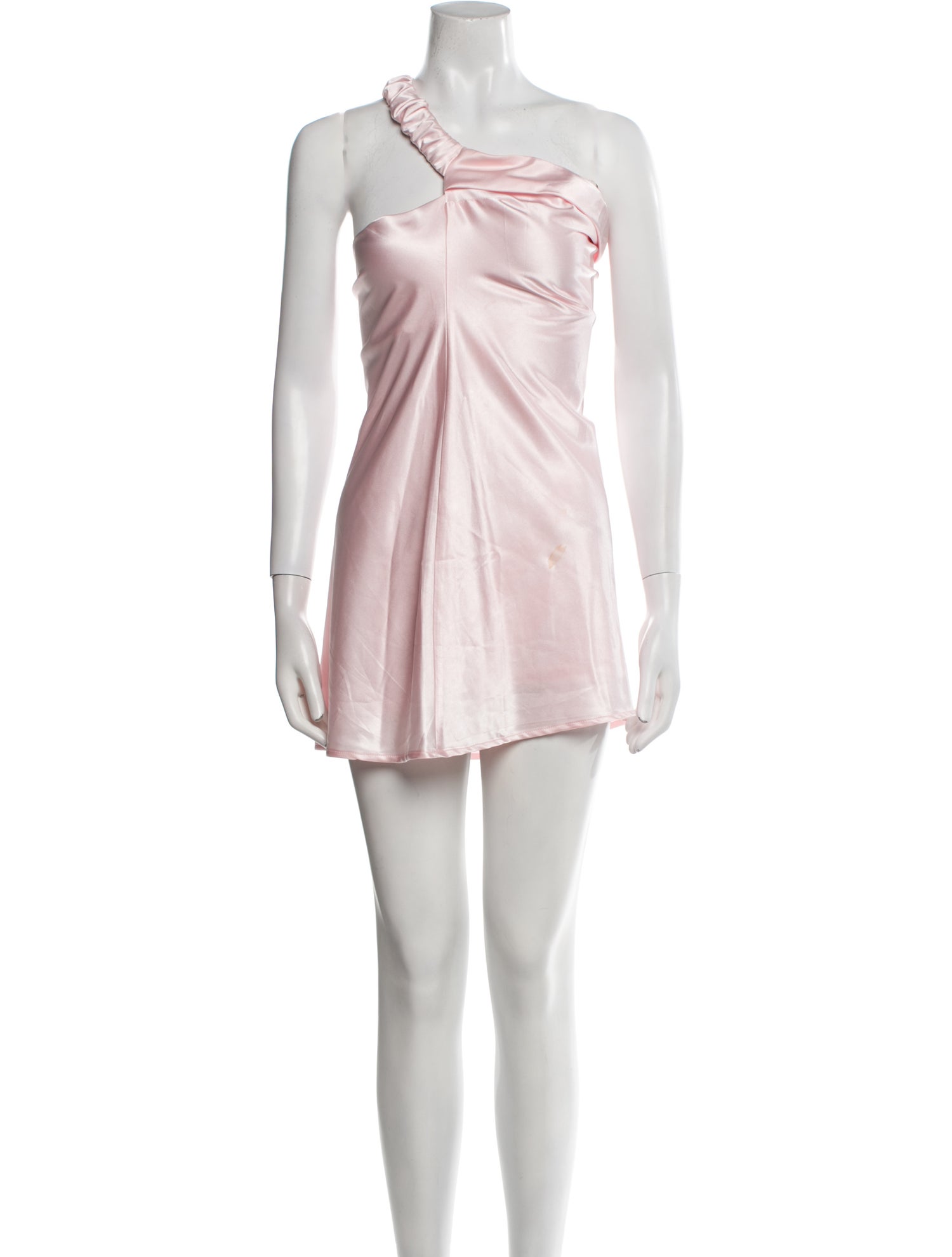 Staud One-Shoulder Mini Dress