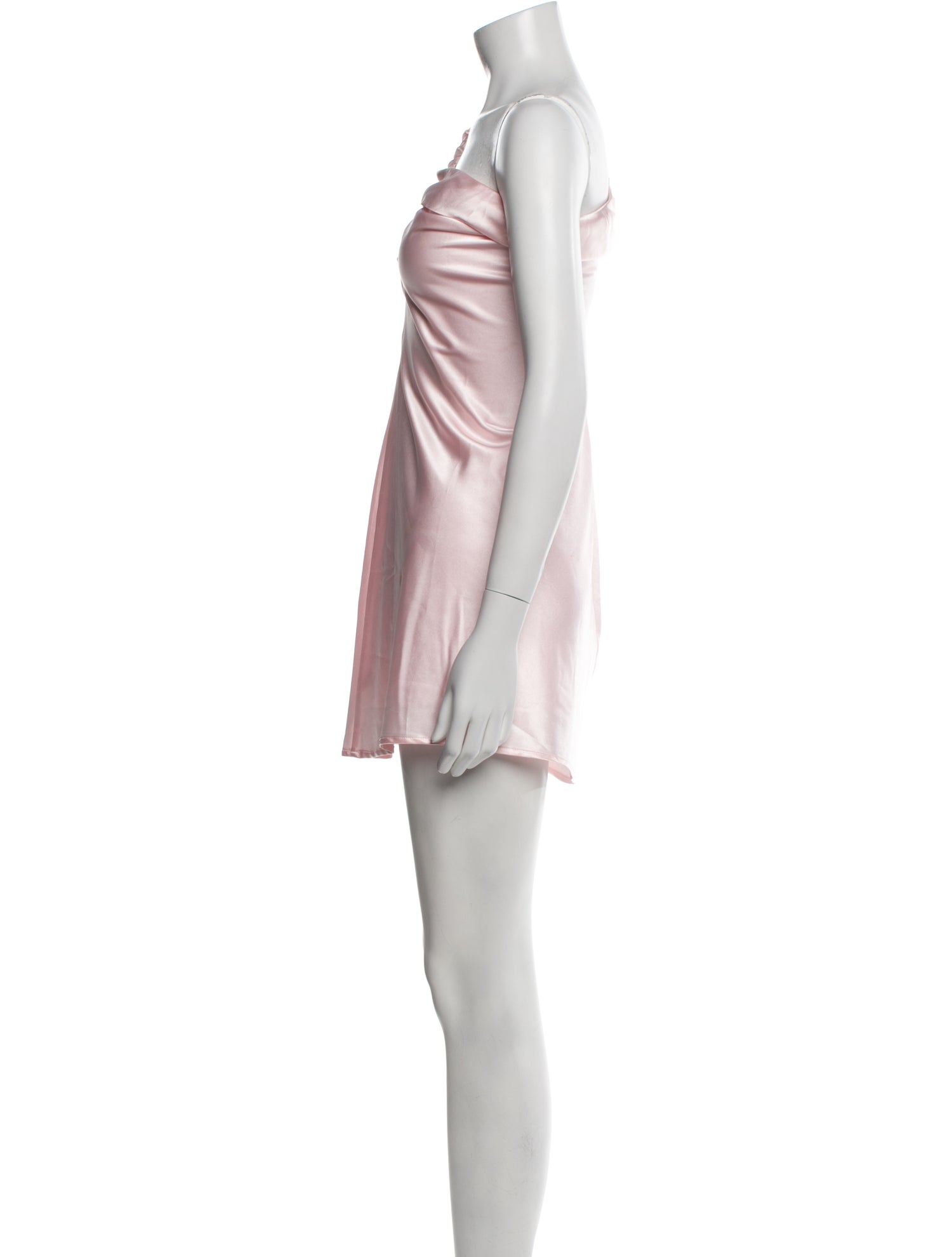 Staud One-Shoulder Mini Dress