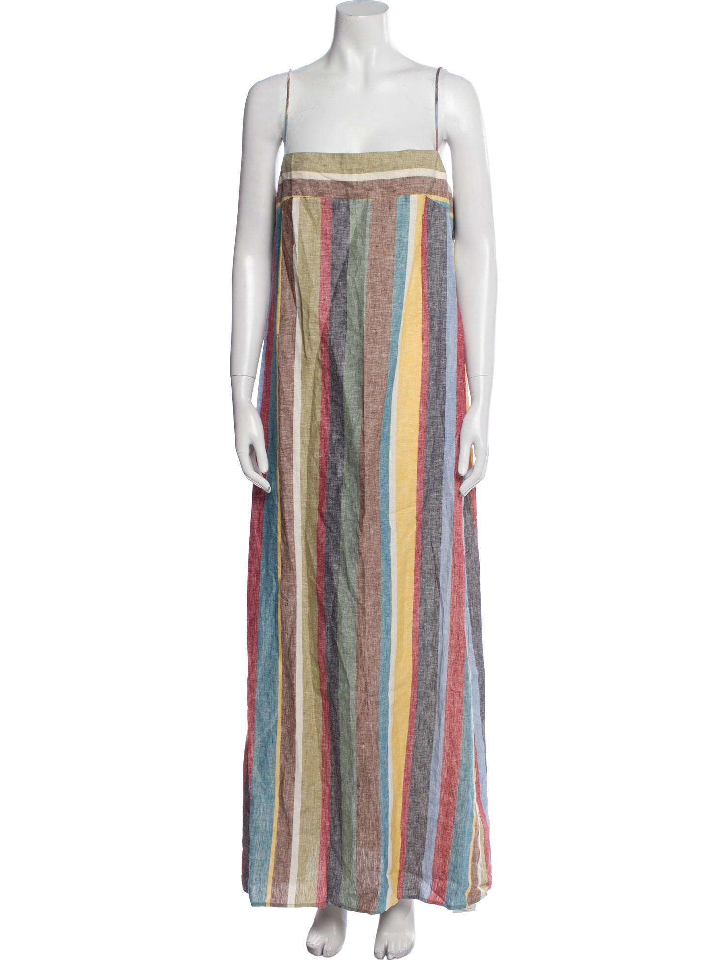 Staud Linen Long Dress