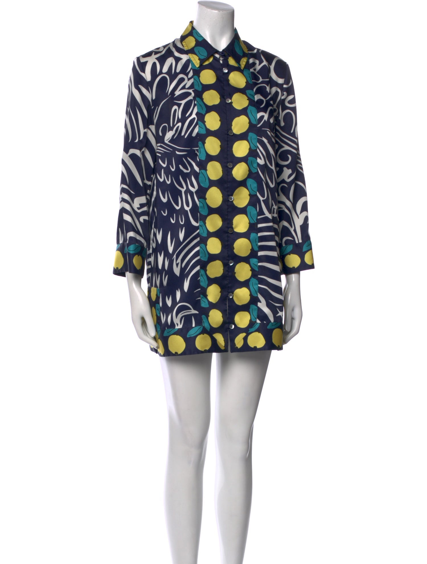 Staud Printed Mini Dress