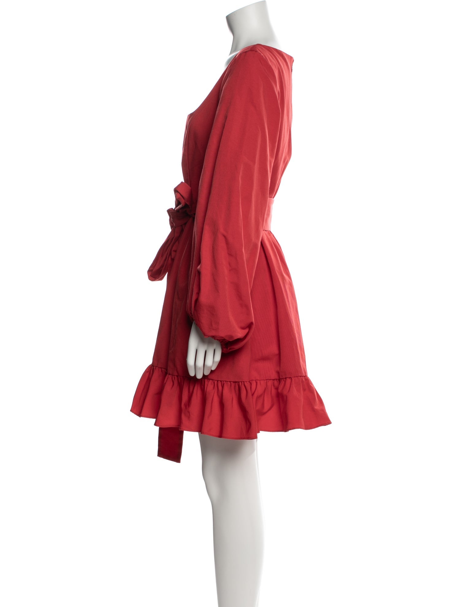 Staud Square Neckline Mini Dress