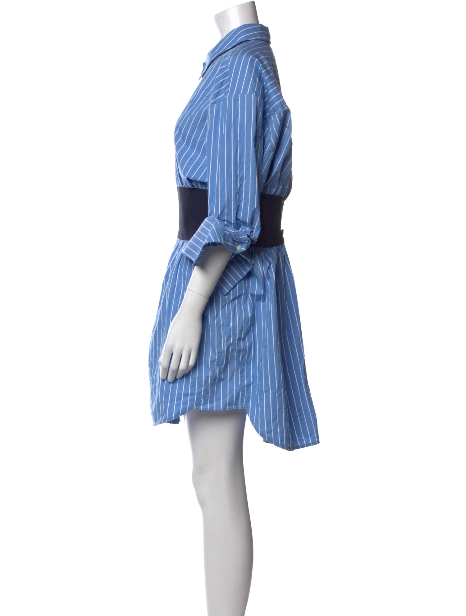 Staud Striped Mini Dress