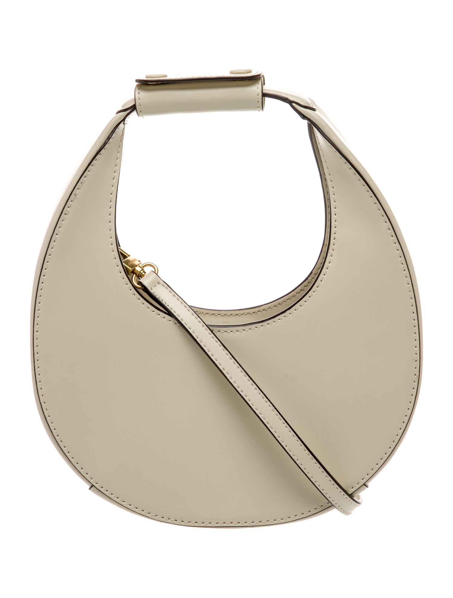 Staud Leather Top Handle Bag