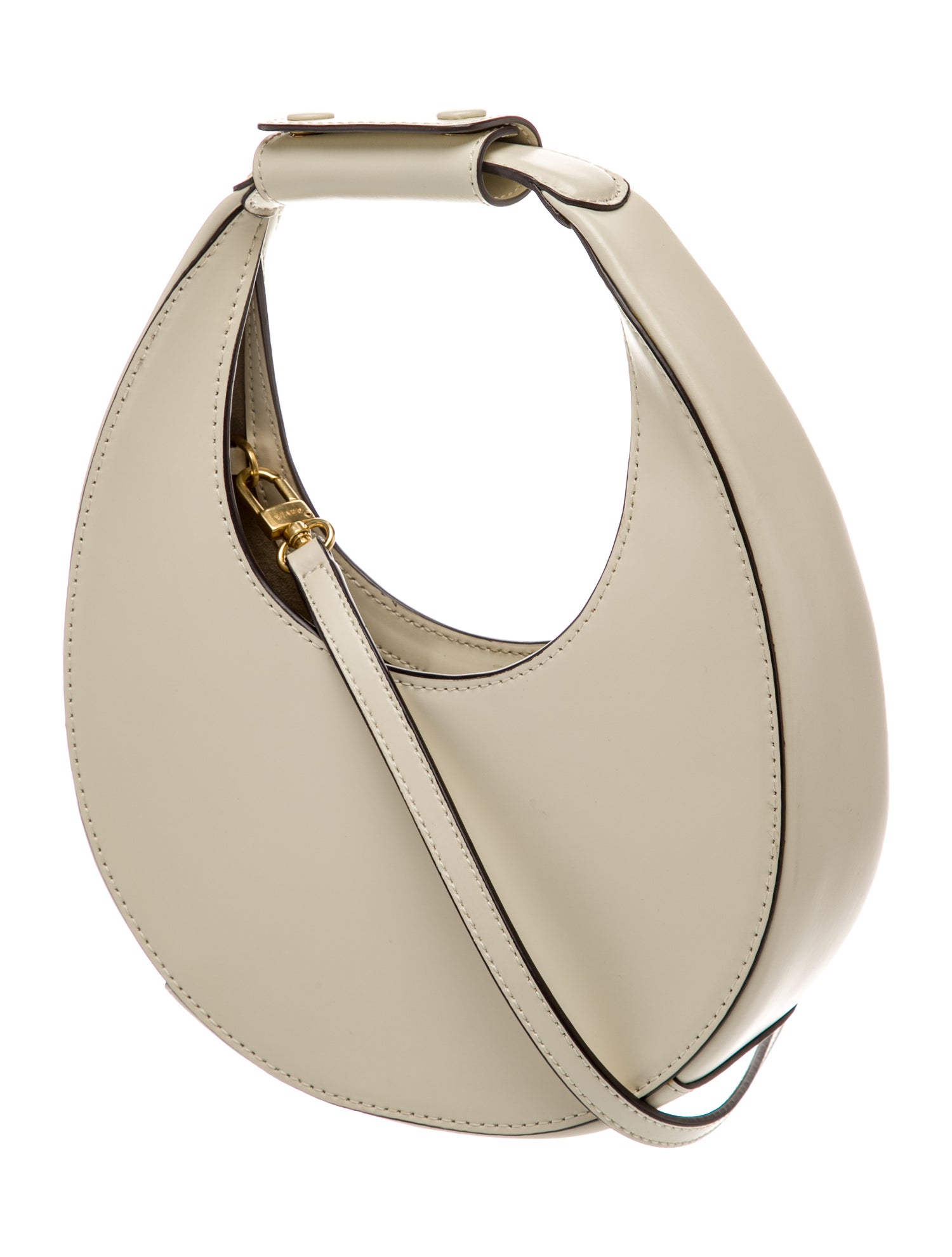 Staud Leather Top Handle Bag